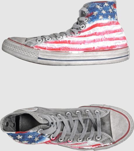Converse Converse All Star Hightop Sneakers in Gray for Men (grey) - Lyst