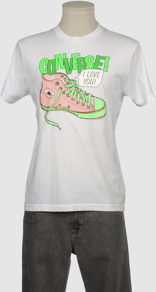 Converse Converse Short Sleeve Tshirts - Lyst