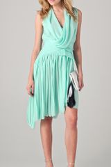 Doo. Ri Dress with Asymmetrical Pleated Skirt