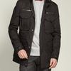 Farrell Mitchum Four Pocket Coated Jacket in Green for Men (dark green) - Lyst