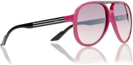 Gucci Sunglasses in Pink for Men (black) - Lyst