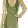 Jil Sander Athene Silk Organza Shirt in Green - Lyst