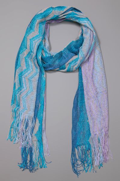 Missoni Scarf 1 in Blue - Lyst