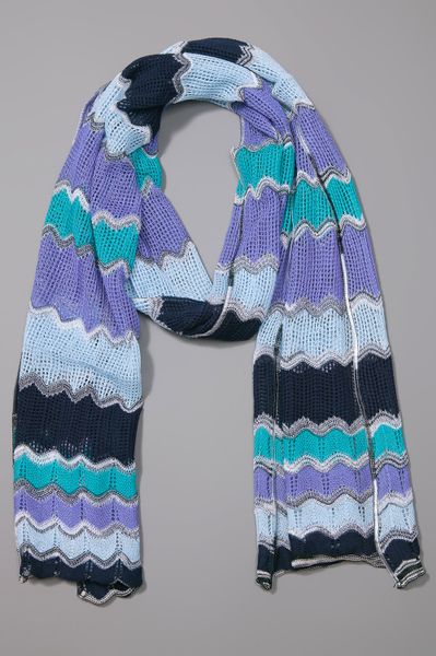 Missoni Scarf in Purple - Lyst