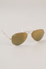 Ray-Ban Mirrored Original Aviator Sunglasses