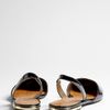 Sam Edelman Black Patent Harper Sling Back Flat Pump in Black - Lyst