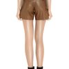 See By Chloé Leather Shorts in Brown - Lyst