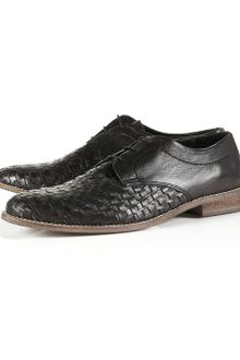 Topman Spartan Weave Gibson Shoes - Lyst