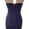 Adrianna Papell Stretch Tulle Necklace Cocktail Dress in Blue (ink) - Lyst