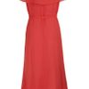 Almost Famous Chiffon Wrap Maxi in Red (coral) - Lyst
