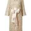 Anoushka G Emma Lace Cut Out Jacket and Dress in Gold - Lyst