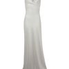 Anoushka G Grace Low Back Dress in Gray (ivory) - Lyst