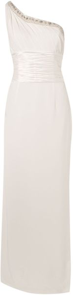 Anoushka G Vivi Long One Shoulder Dress - Lyst