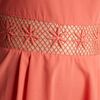 Ax Paris Ax Paris Crochet Detail Skater Dress in Pink (coral) - Lyst