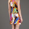 Balenciaga Print Dress in Multicolor (orange) - Lyst