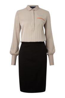Bastyan Mira Mix Shirt Dress - Lyst