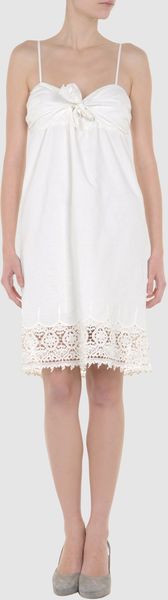 Beija Beija Short Dresses in White (ivory) - Lyst