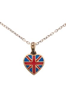 Cath Kidston Union Jack Heart Pendant - Lyst