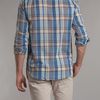 Cheap Monday One Pocket Checked Shirt in Blue for Men - Lyst