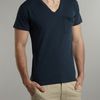 Cheap Monday One Pocket Vneck Tshirt in Blue for Men (ink) - Lyst