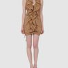 Coast,weber & Ahaus Short Dress in Beige (camel) - Lyst