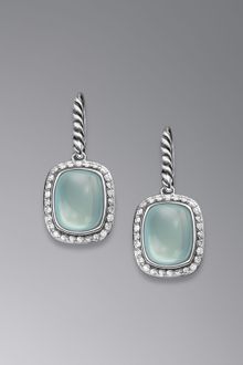 David Yurman Noblesse Earrings Aqua Chalcedony - Lyst