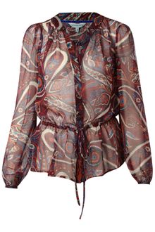 Dickins & Jones Paisley Print Top - Lyst