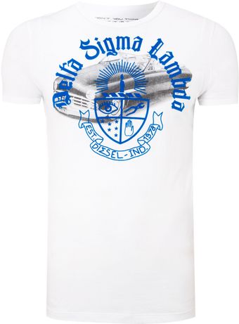 Diesel Mens Printed Tshirt - Lyst