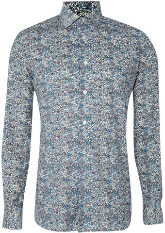 Duchamp Printed Cord Long Sleeved Formal Shirt - Lyst
