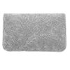 Dune Light Beaded Feather Clutch Bag in Gray (silver) - Lyst