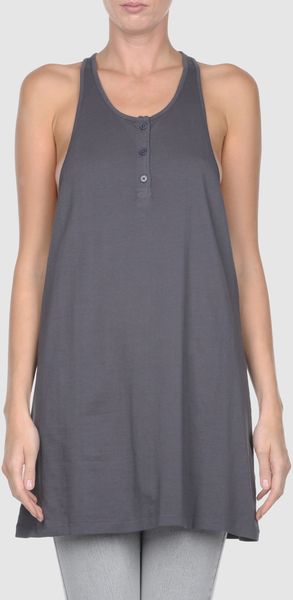 Ganni Sleeveless Tshirt - Lyst