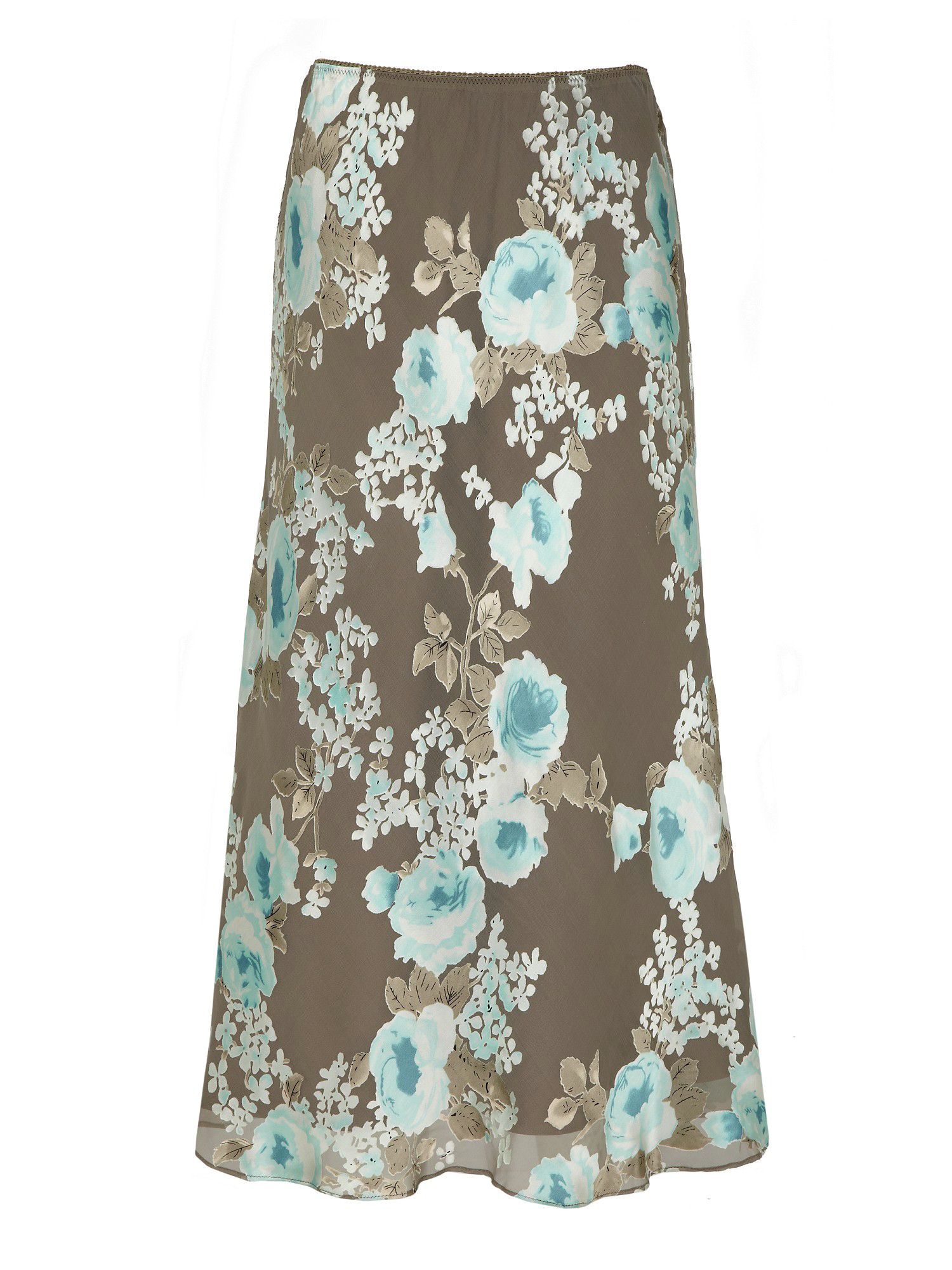 Jacques Vert Garden Party Devore Skirt in Brown (cognac) Lyst