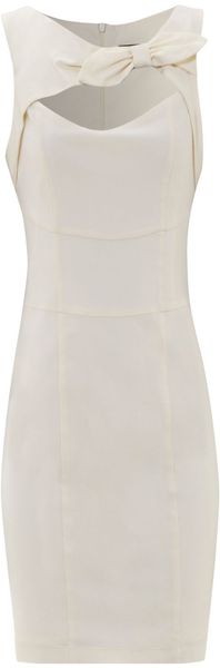 Jane Norman Bow Front Shift Dress - Lyst