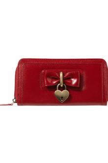 Jane Norman Bowheart Zip Purse - Lyst