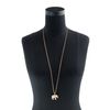J.crew Elephant Pendant Necklace in Gold (antique gold) - Lyst