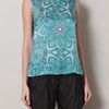 Jonathan Saunders Creighton Starprint Box Blouse in Blue (turquoise) - Lyst