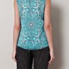 Jonathan Saunders Creighton Starprint Box Blouse in Blue (turquoise) - Lyst