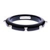 Karen Millen Crystal Stud Bangle in Black - Lyst