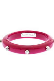 Karen Millen Crystal Stud Bangle - Lyst