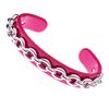 Karen Millen Narrow Custom Chain Cuff in Pink - Lyst