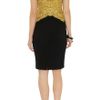 Karen Millen Heavy Cotton Lace Dress in Yellow - Lyst
