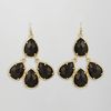 Kendra Scott Carlone Earrings  in Black - Lyst