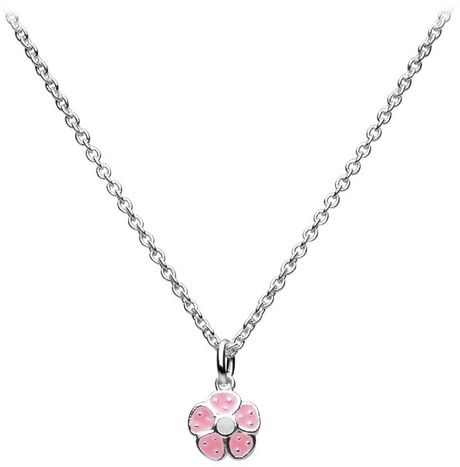Kit Heath Kids Pink Flower Silver Necklace in Silver - Lyst