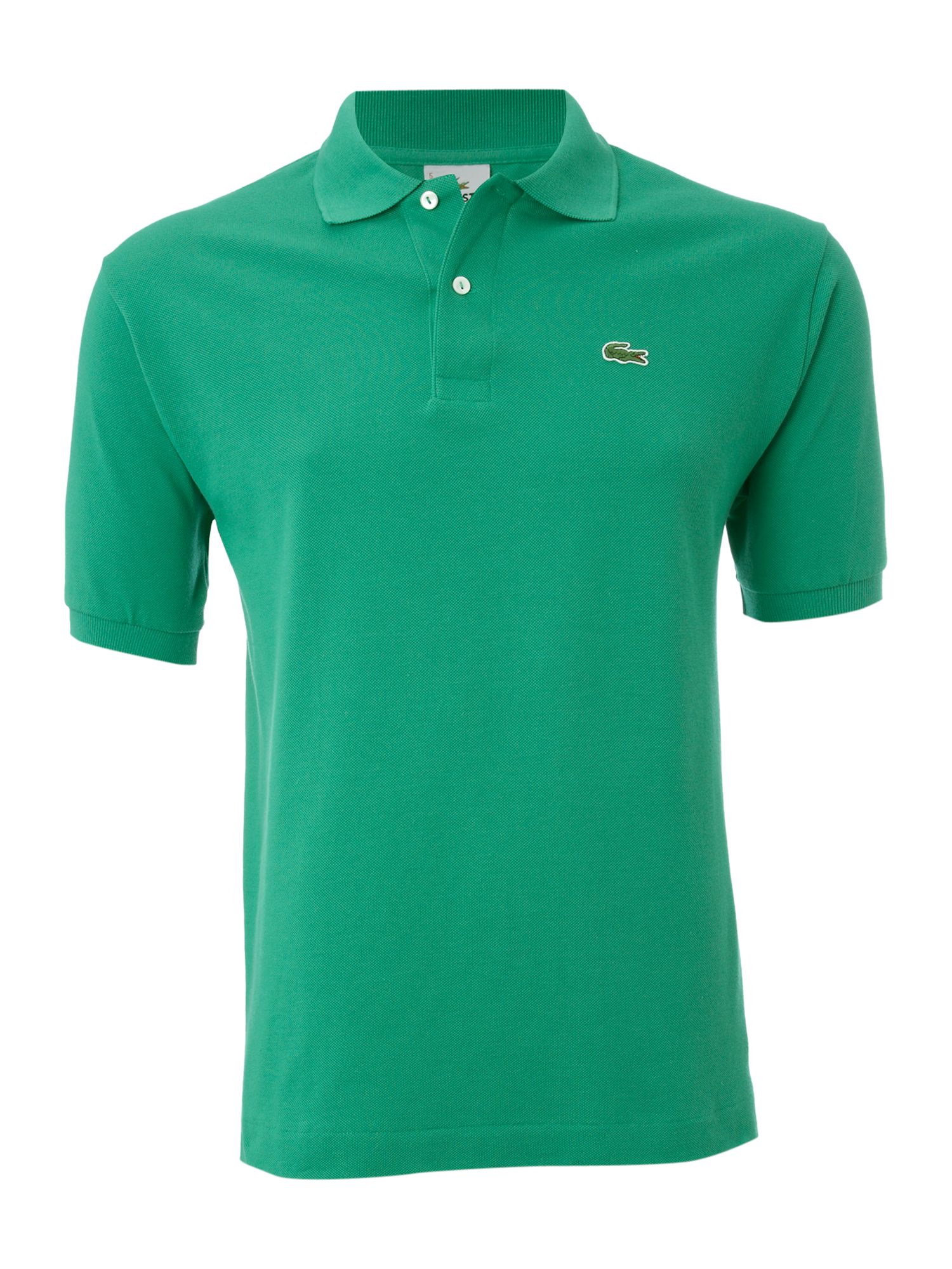 Lacoste Classic Fitted Polo Shirt in Green for Men Lyst