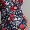 Mama-licious Cross Over Dresss in Gray (red) - Lyst