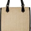 Marc By Marc Jacobs Faux Leather Trimmed Straw Shoulder Bag in Beige (straw) - Lyst