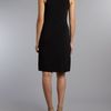 Michael By Michael Kors Draped Jersey Dress in Black - Lyst
