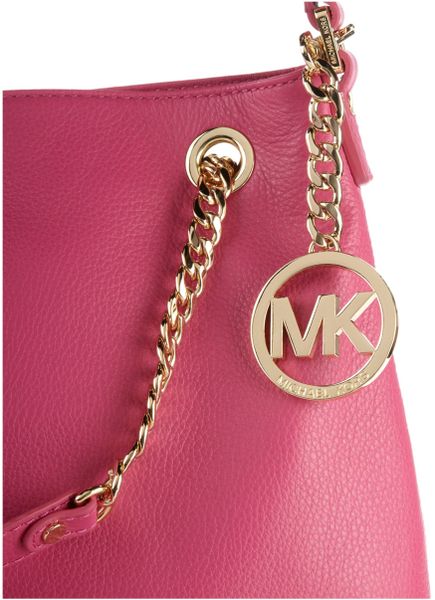 michael kors pink chain bag