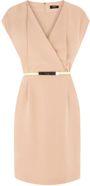 Oasis Fluro Belted Wrap Shift - Lyst