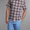 Original Penguin Short Sleeved Shirt in Blue for Men - Lyst